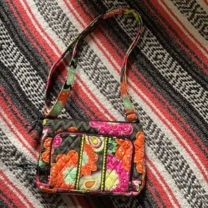 VERA BRADLEY Ziggy Zinnia crossbody purse